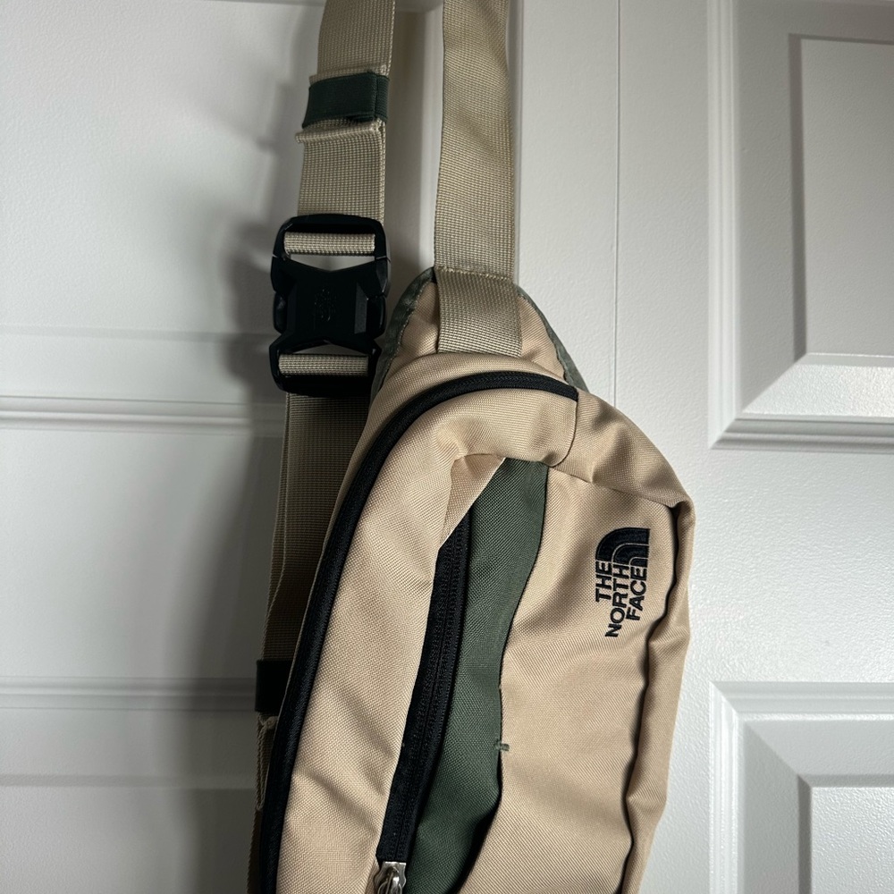 The North Face Beige and Olive Belt Bag